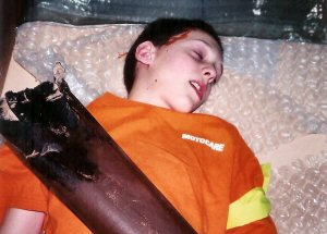 William 'died' during the First Aid Meet.