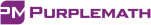 a smaller version of Purplemath's full logo